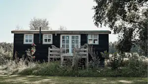 Landschapscamping Het Hazenpad - Mobilheime auf dem Campingplatz