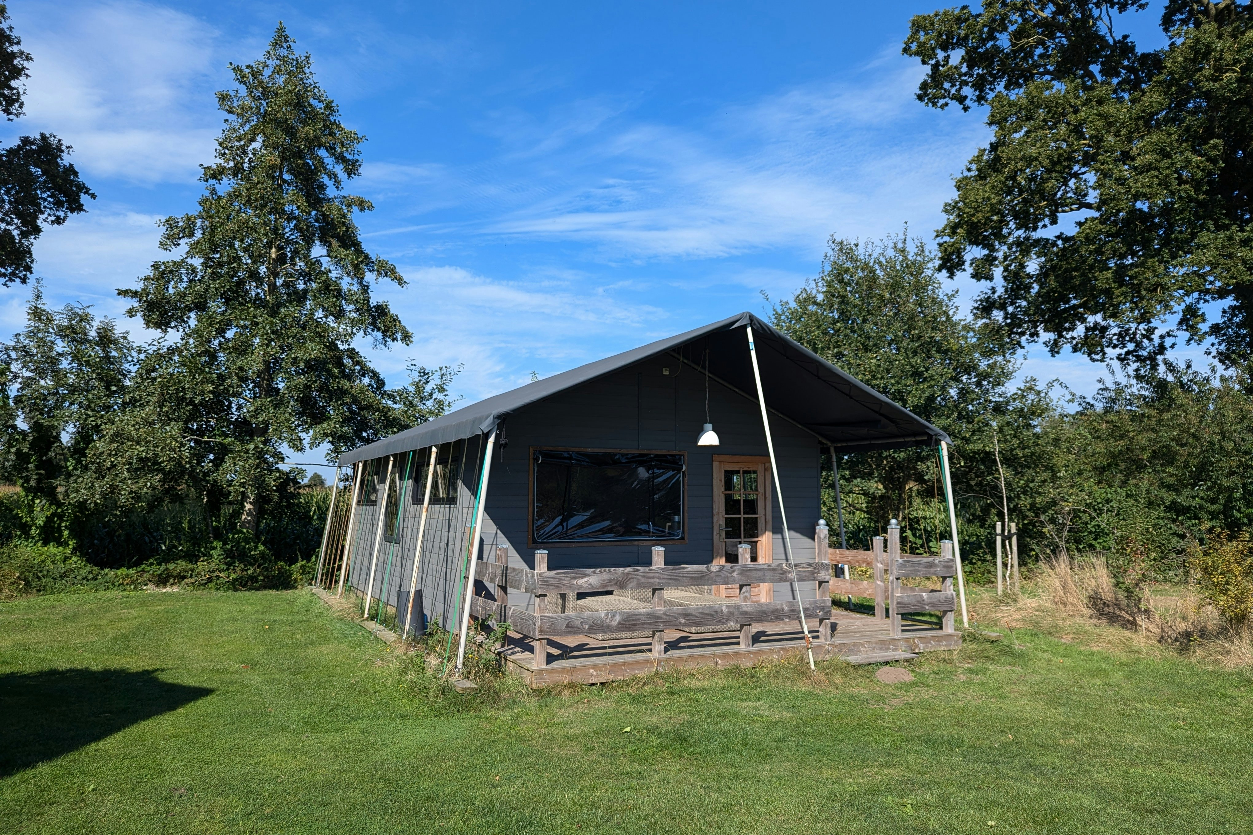 Landschapscamping Het Hazenpad - Glamping-Zelt auf dem Campingplatz