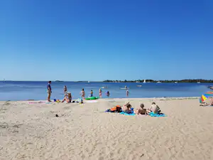 Landschapscamping Kijkuit - Badestrand am Campingplatz