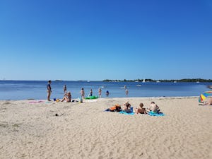 Landschapscamping Kijkuit - Badestrand am Campingplatz