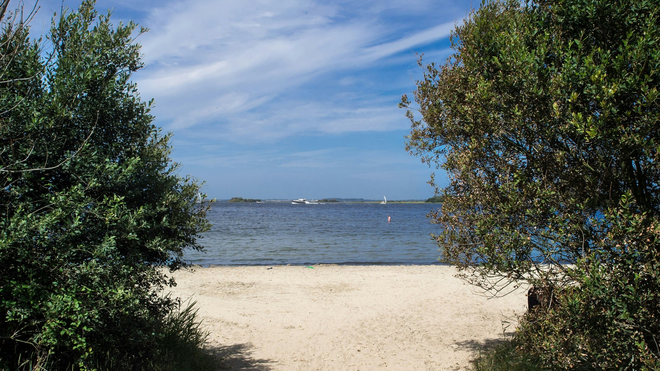 Landschapscamping Kijkuit - Blick auf den Badestrand