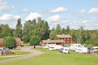 Laxsjöns Friluftsgård - Campingplatz Luftaufnahme