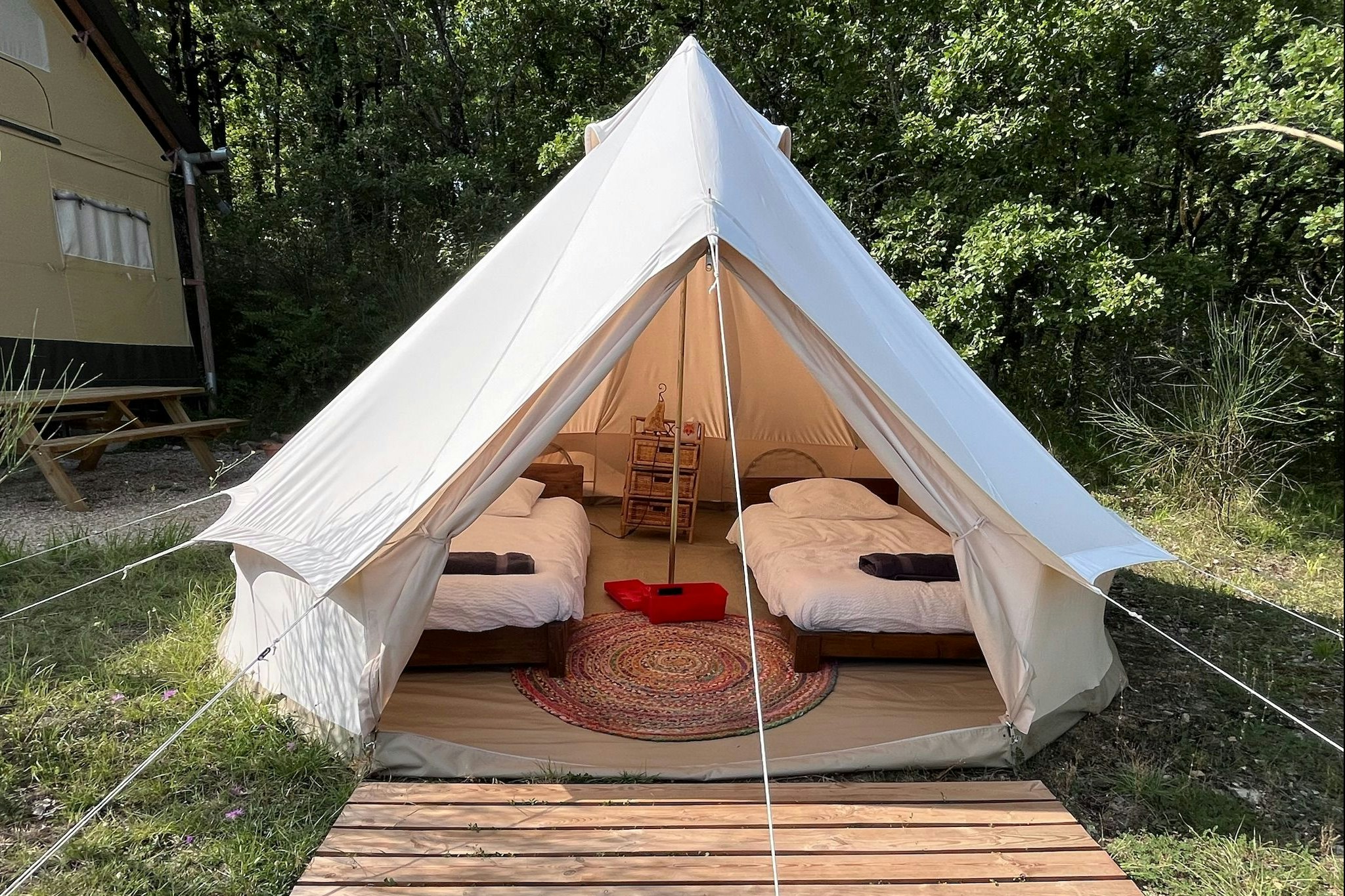 Le Camp - Glamping-Zelt auf dem Campingplatz