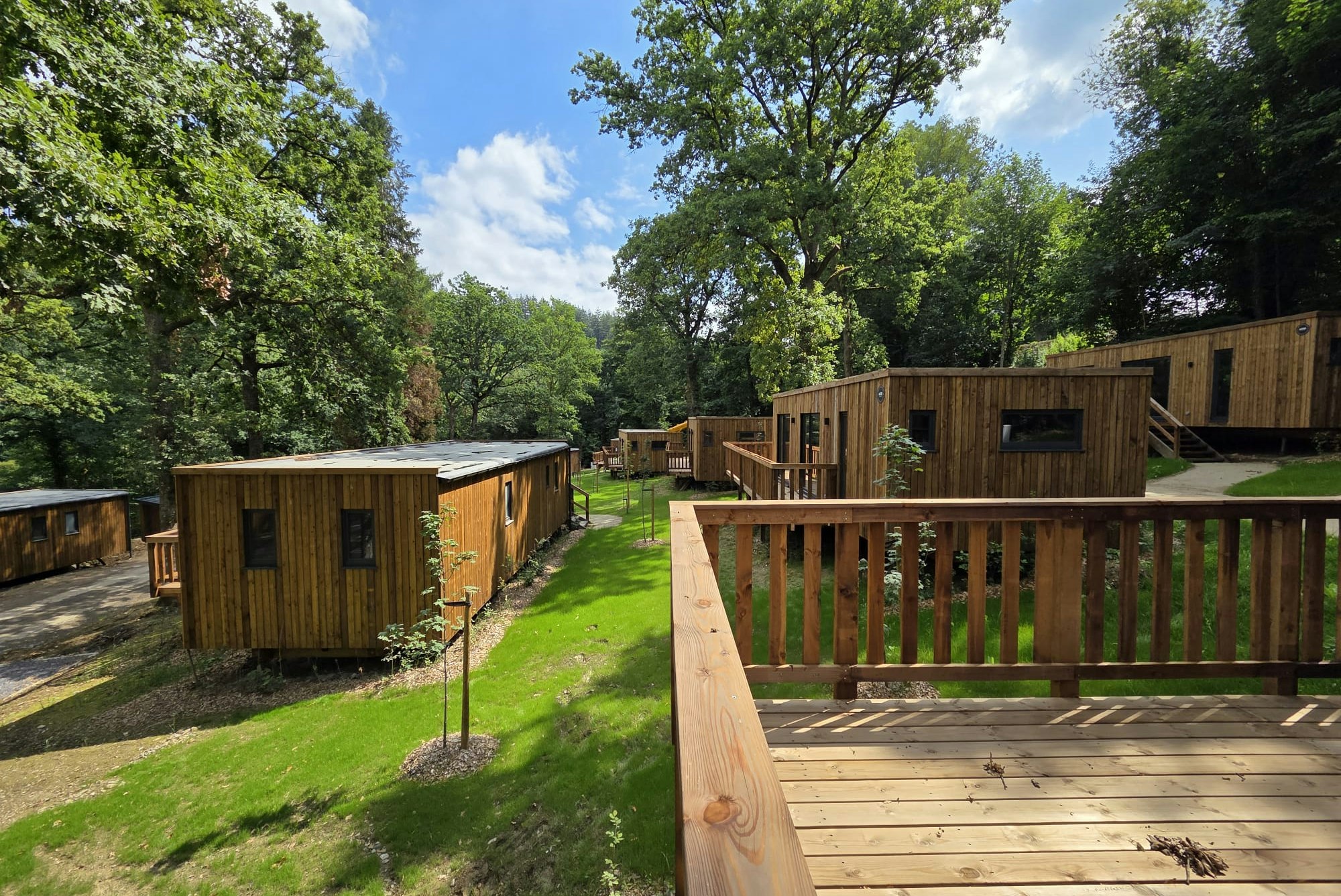 Le Hameau de La Semois  - Mobilheime auf dem Campingplatz