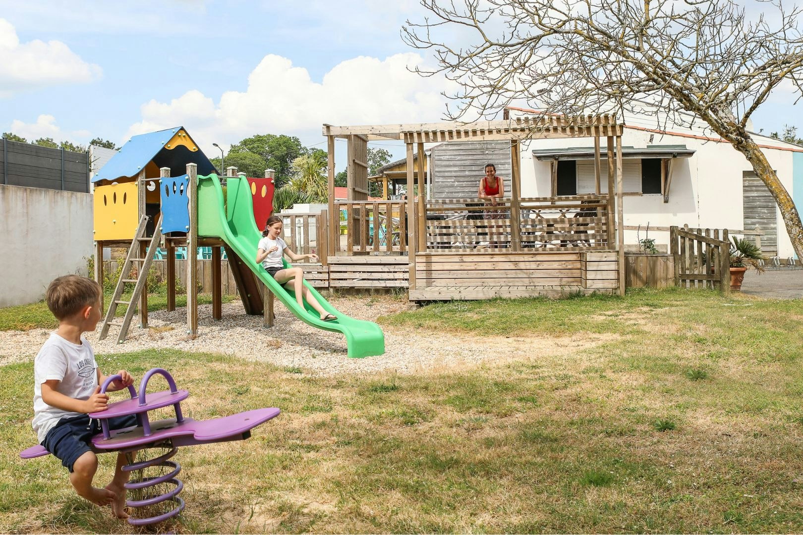 Le Parc de la Grève  - Kinderspielplatz auf dem Campingplatz