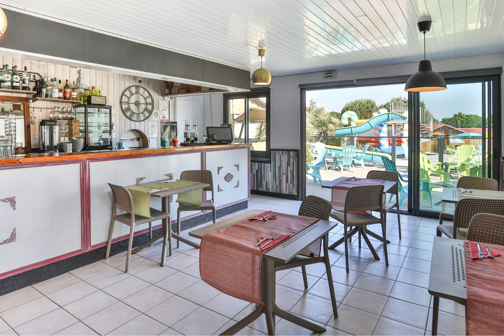 Le Parc de la Grève - Restaurant auf dem Campingplatz