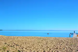 Lemvig Strand Camping - Badestrand beim Campingplatz