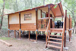 Les Bords de Cèze - Glamping-Zelt auf dem Campingplatz