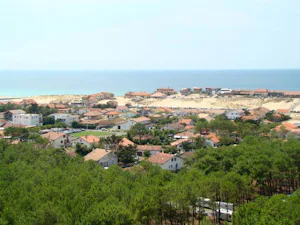 Camping Les Dunes de Contis - Campingplatz aus der Vogelperspektive
