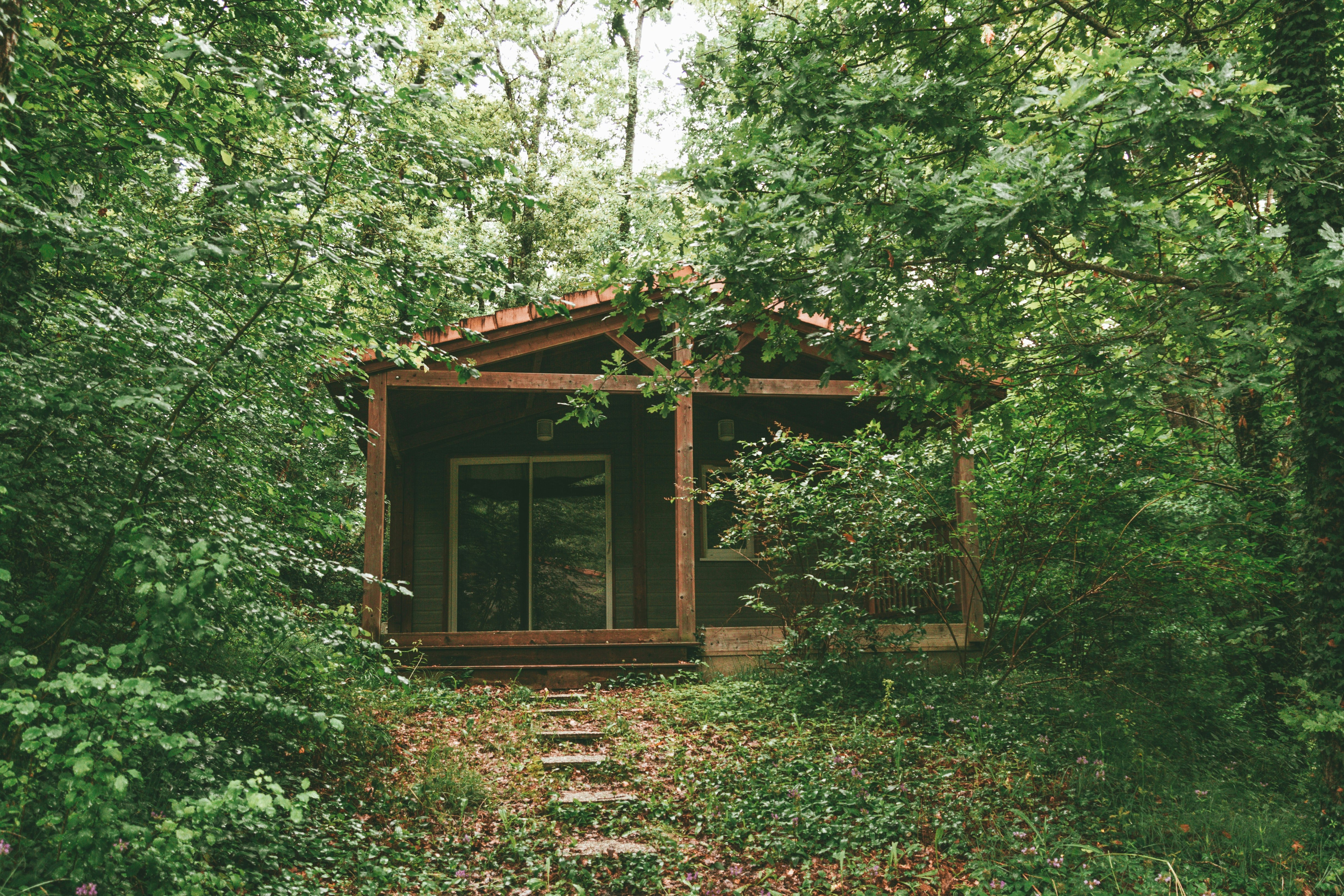 Les Hameaux des Lacs - Terres de France  - Mobilheim mit Terrasse auf dem Campingplatz