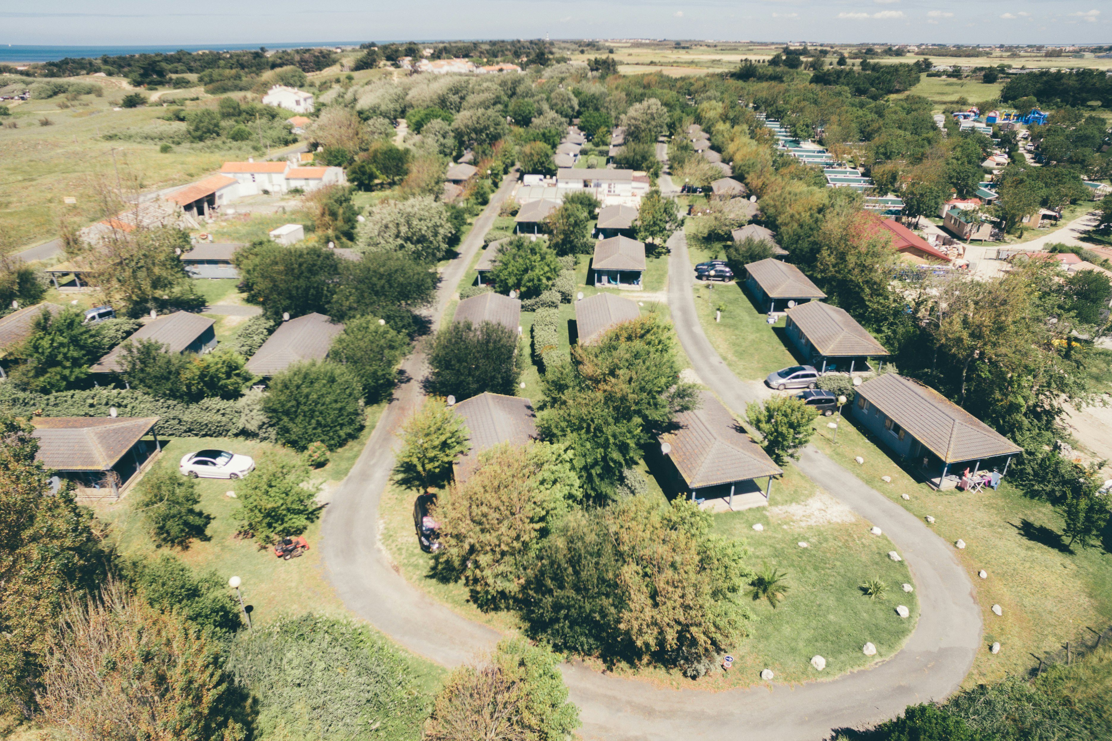 Les Hameaux des Marines - Terres de France  - Luftaufnahme des Campingplatzes