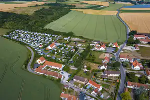 Les Voiles des 2 Caps - Campingplatz aus der Vogelperspektive
