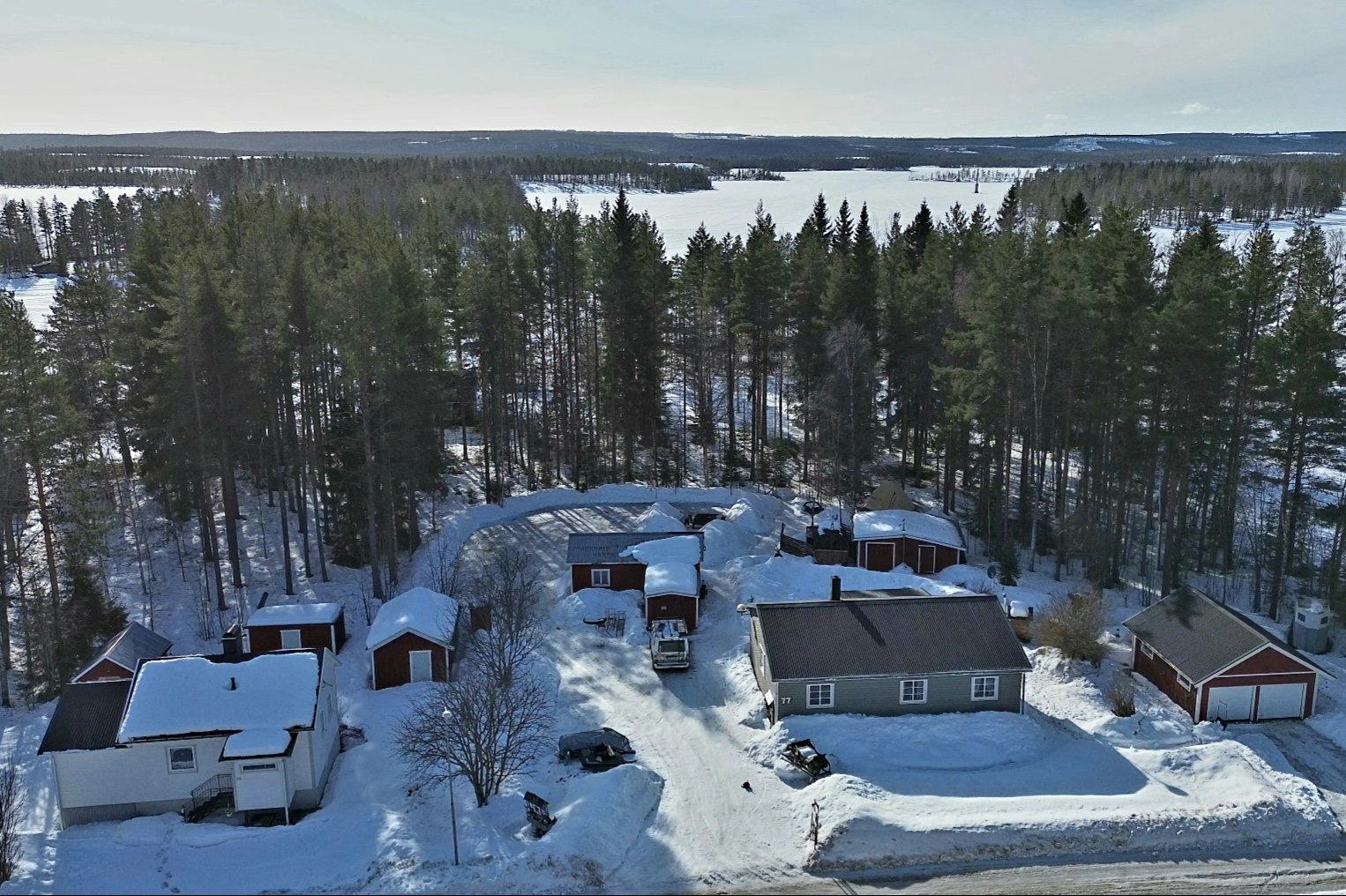 Lev naturanda  - Campingplatz aus der Vogelperspektive