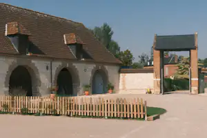 Le LieuDieu Lieu Dieu - Eingang des Campingplatzes