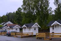 Lillehammer Camping  - Mobilheime mit Veranda auf dem Campingplatz