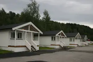 Lillehammer Camping - Mobilheime mit Veranda auf dem Campingplatz