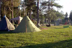 Lits Camping - Zeltstellplätze und Spielplatz im Grünen auf dem Campingplatz
