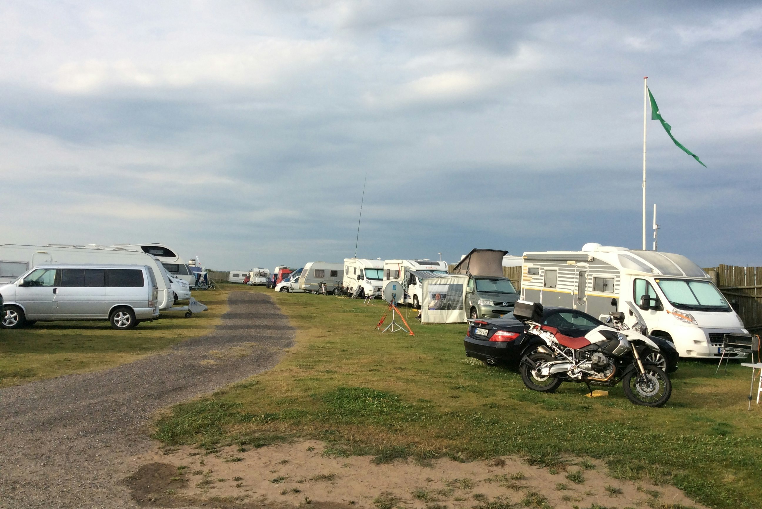 Løkken Strand Camping - Standplatzwiese auf dem Campingplatz