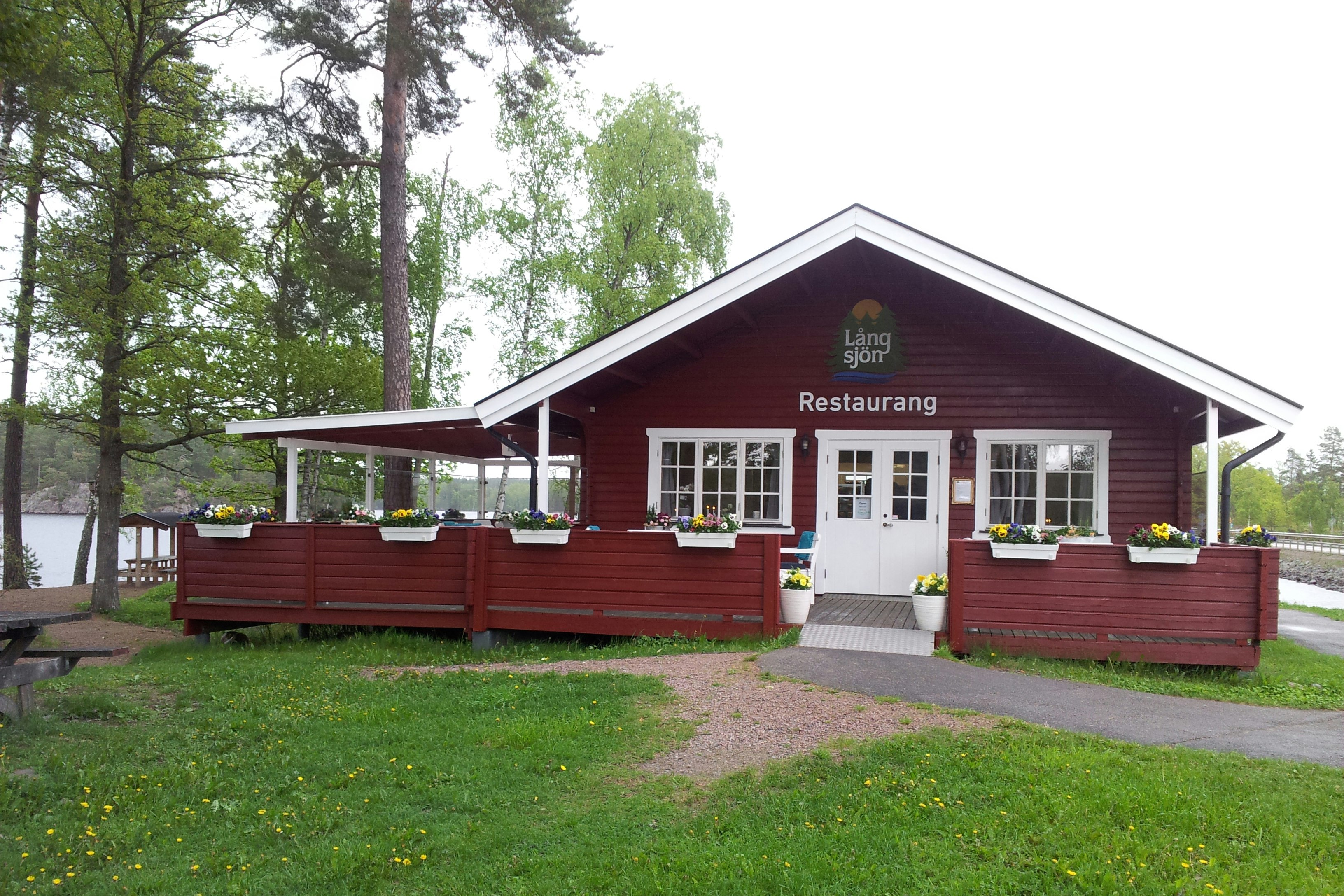 Långsjön Stugor & Camping - Restaurant auf dem Campingplatz
