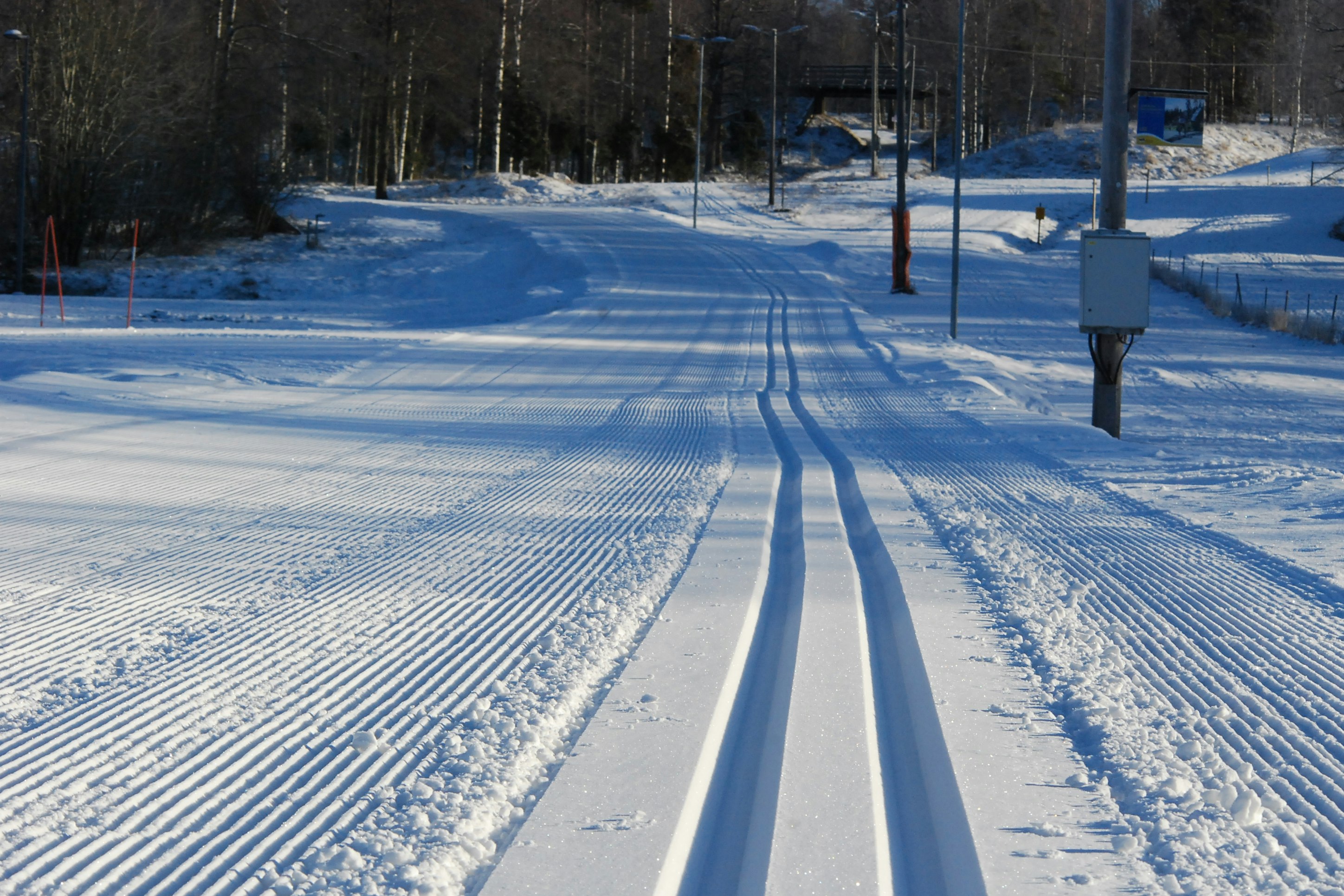Lövhults Camping - Campingplatz im Winter