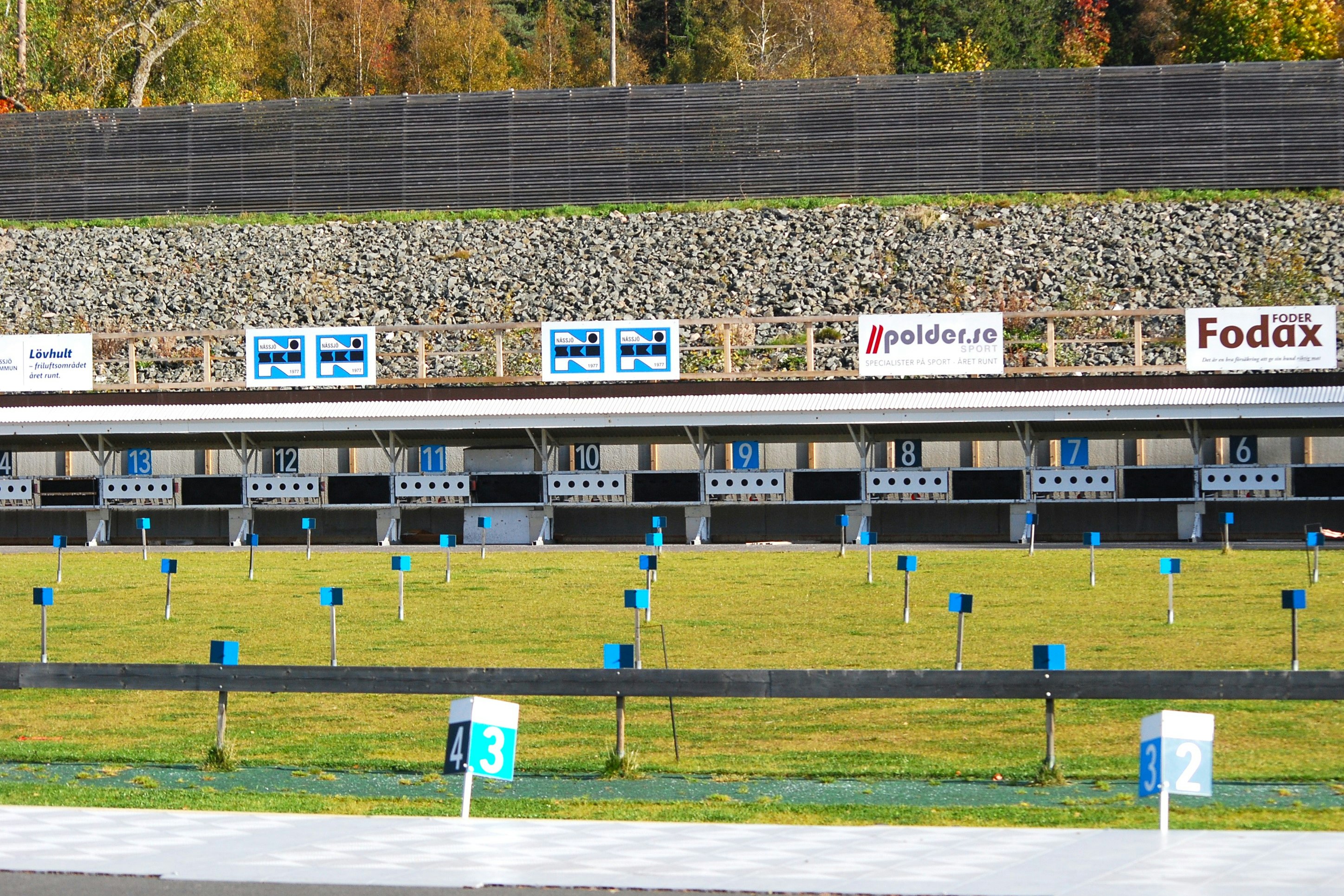 Lövhults Camping - Standplätze auf der Wiese auf dem Campingplatz