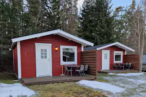 Lovsjö Badens Camping - Mobilheime auf dem Campingplatz