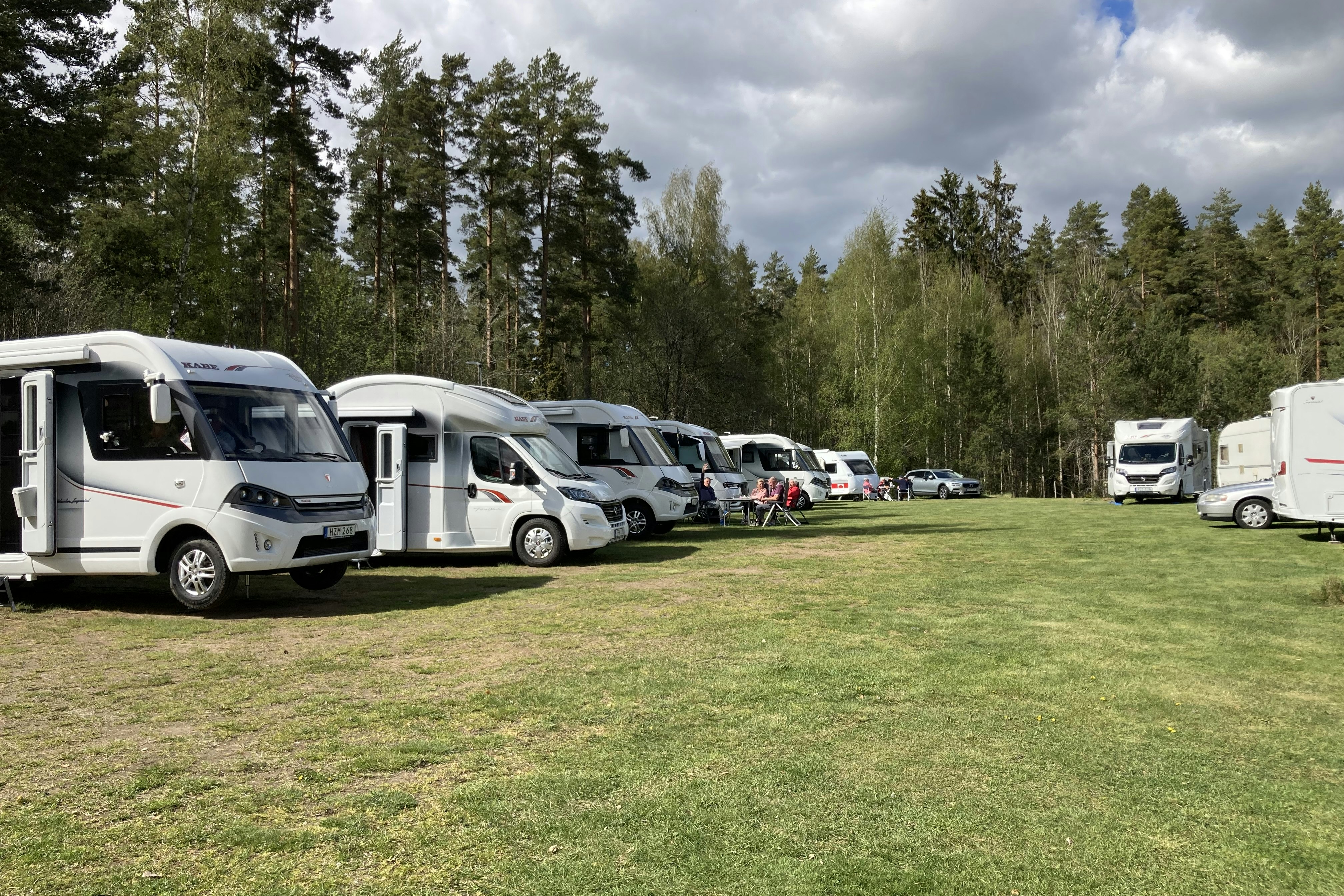 Lovsjö Badens Camping - Standplätze für Wohnwägen und Wohnmobile auf dem Campingplatz