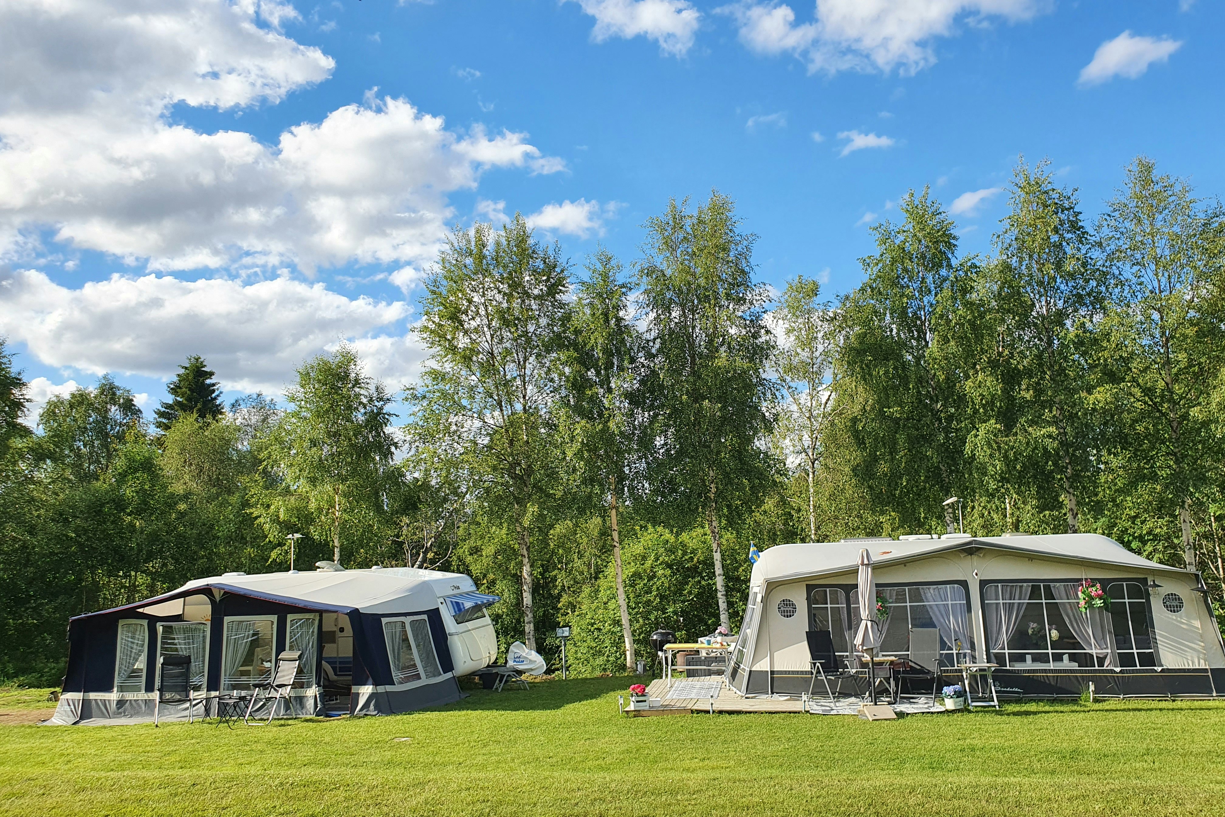 Lufta Camping - Standplätze auf dem Campingplatz