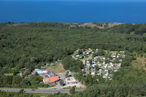 Lyngholt Familiecamping - Campingplatz aus der Vogelperspektive