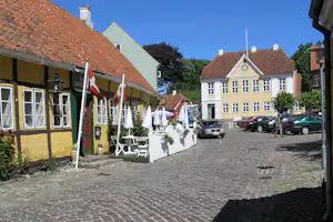 Mariager Camping - Eingang zum Campingplatz