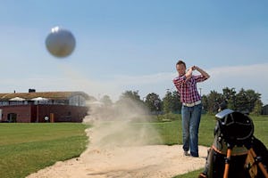 Marveld Recreatie - Gast spielt Golf auf dem Campingplatz