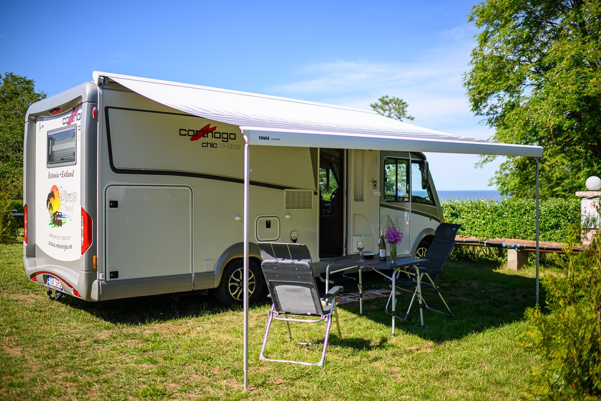 Mereoja Camping - Standplätze auf dem Campingplatz