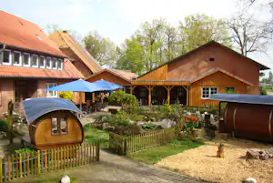 Meyerhöms Bauernstube - Restaurant mit Terrasse auf dem Campingplatz