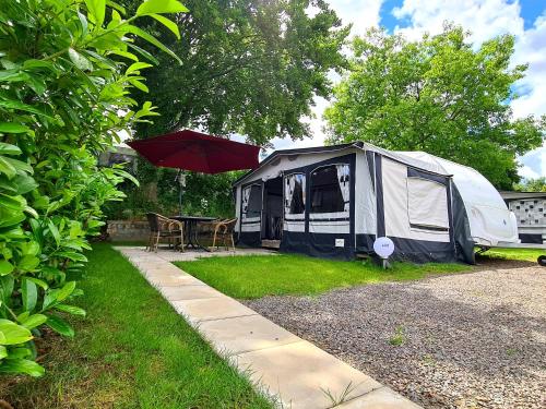 Mietwohnwagen @ Campingplatz Hof Biggen