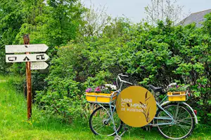 Mini camping de Rugediek - Eingang des Campingplatzes