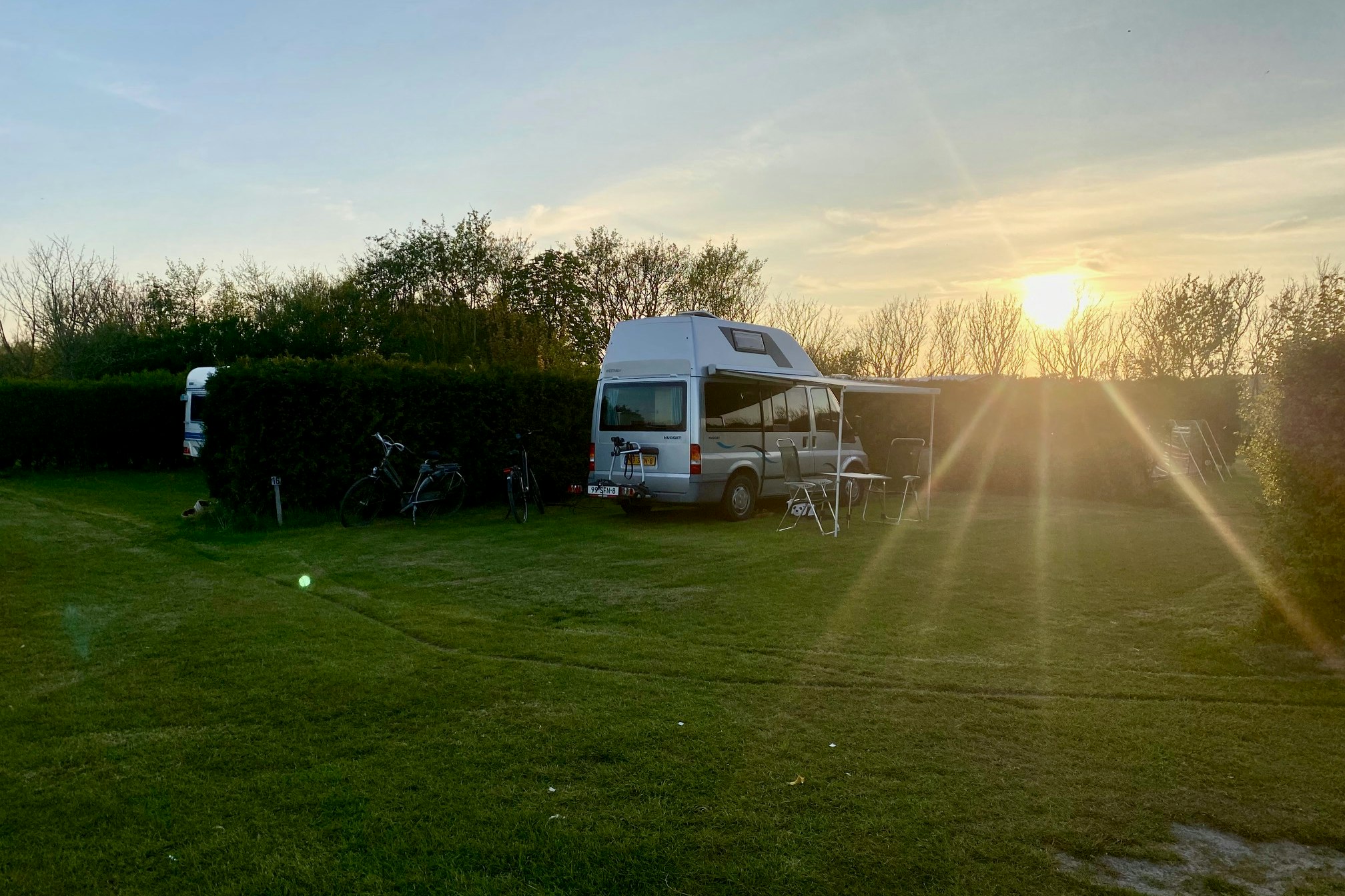 Mini camping Hoeve Voorwaarts - Standplätze auf der Wiese auf dem Campingplatz