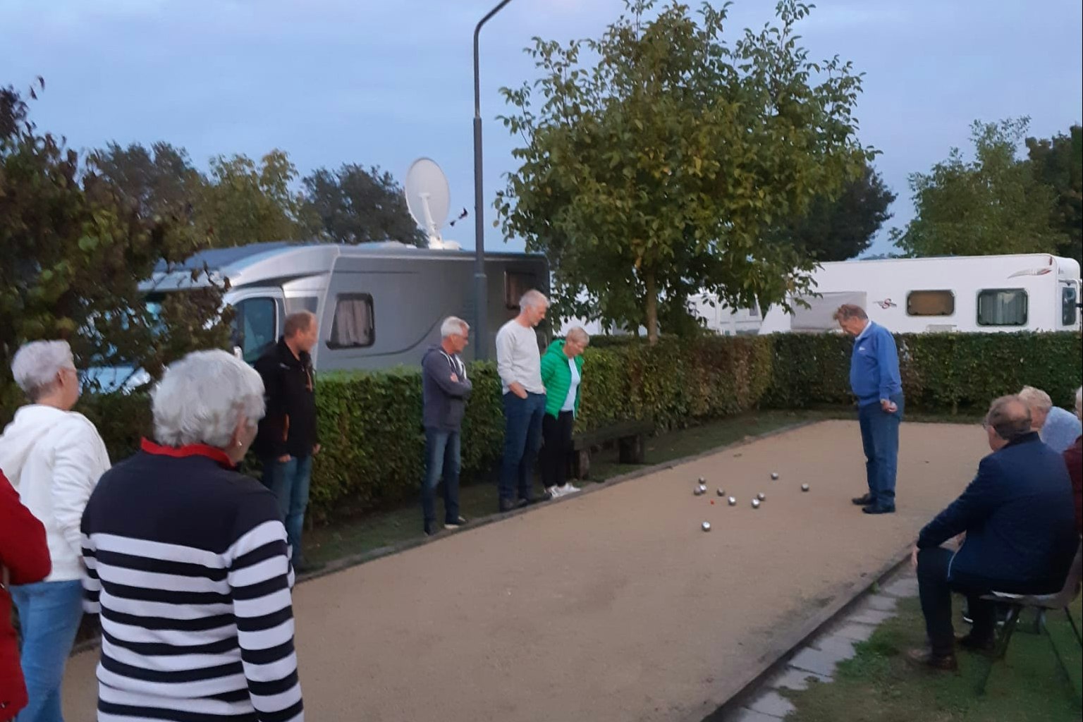 Minicamping ArcheryFarm - Pétanque-Feld auf dem Campingplatz
