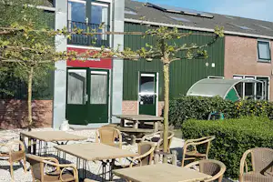 Minicamping Boerderij Hazenveld - Terrasse des Restaurants-