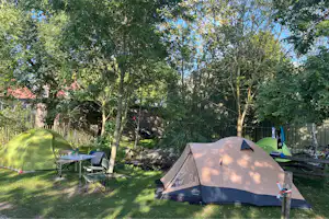 Minicamping d'Abeele - Zeltplatz auf dem Campingplatz