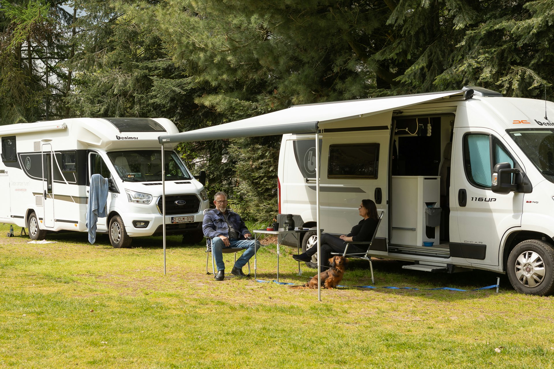 Minicamping De Ballasthoeve - Standplätze auf dem Campingplatz