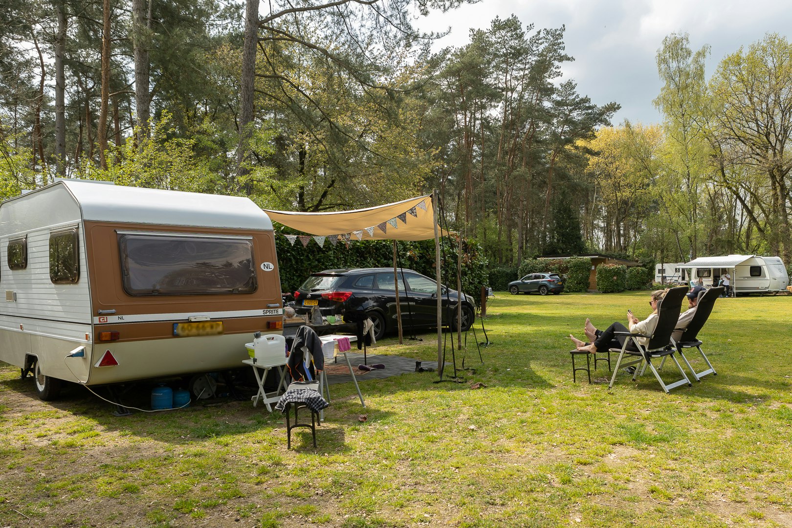Minicamping De Ballasthoeve - Standplatzwiese auf dem Campingplatz