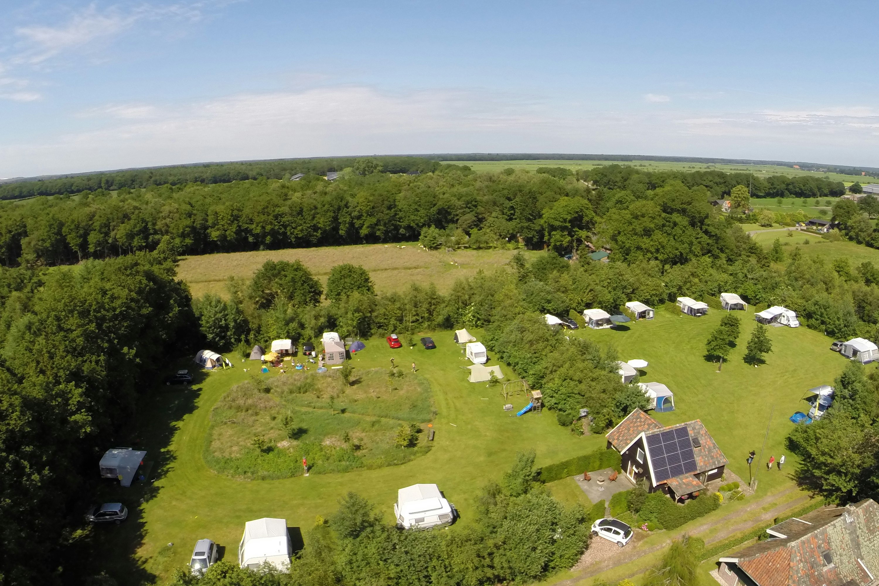 Minicamping De Bulte  - Campingplatz aus der Vogelperspektive