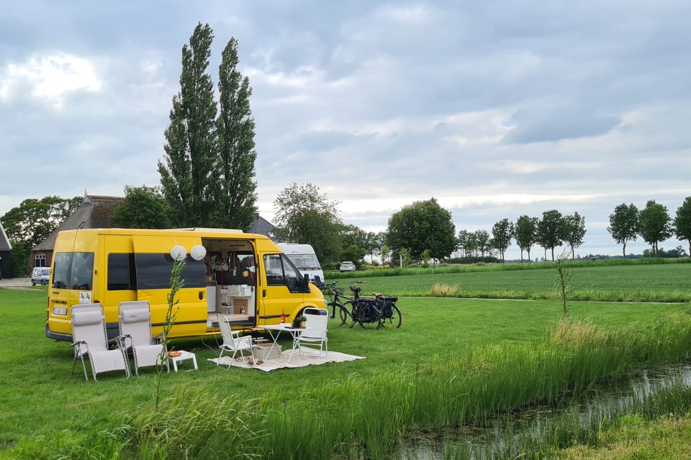 Minicamping De Grutte Earen - Standplätze im Grünen auf dem Campingplatz