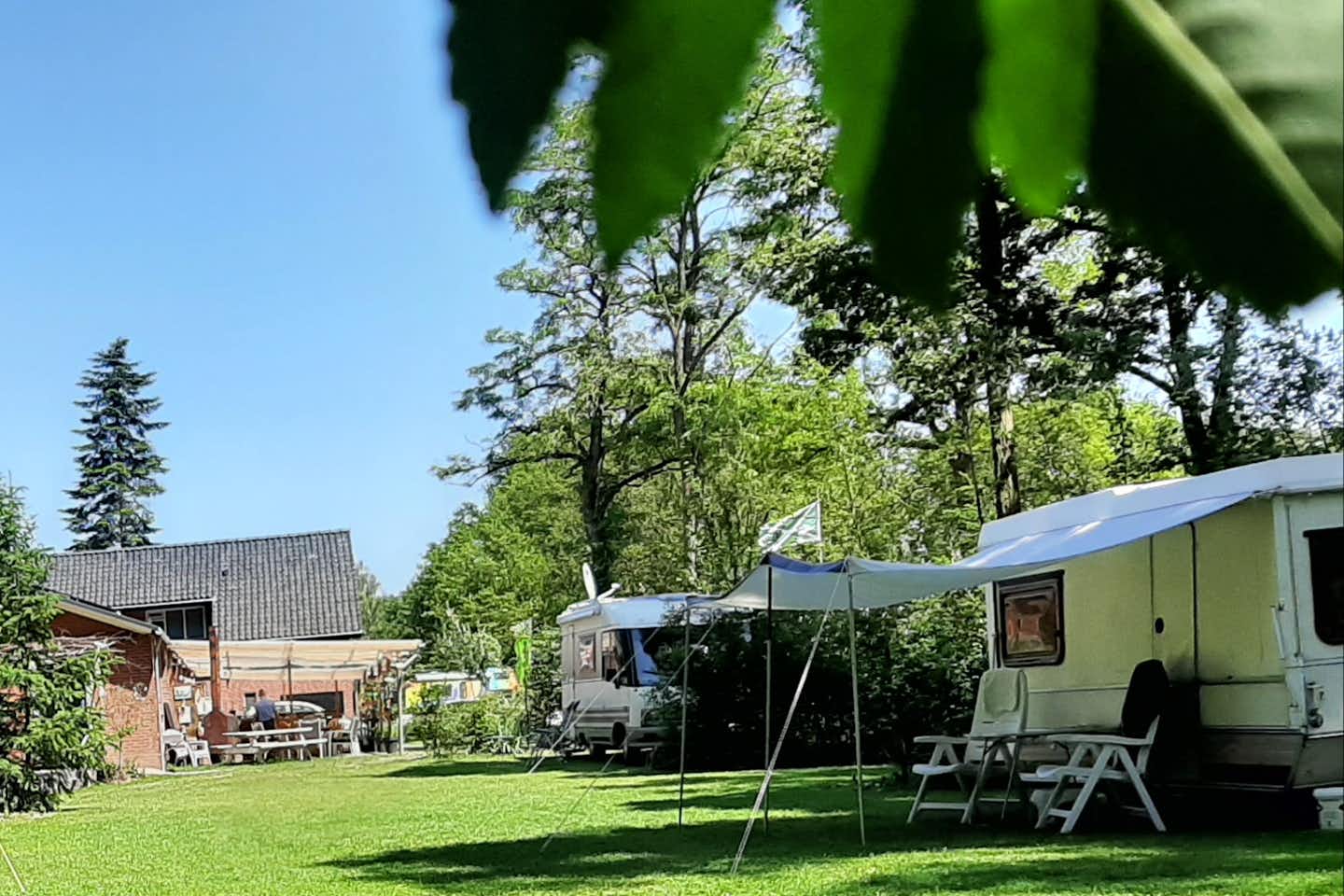 Minicamping de Hippe Kip - Stellplätze auf dem Campingplatz