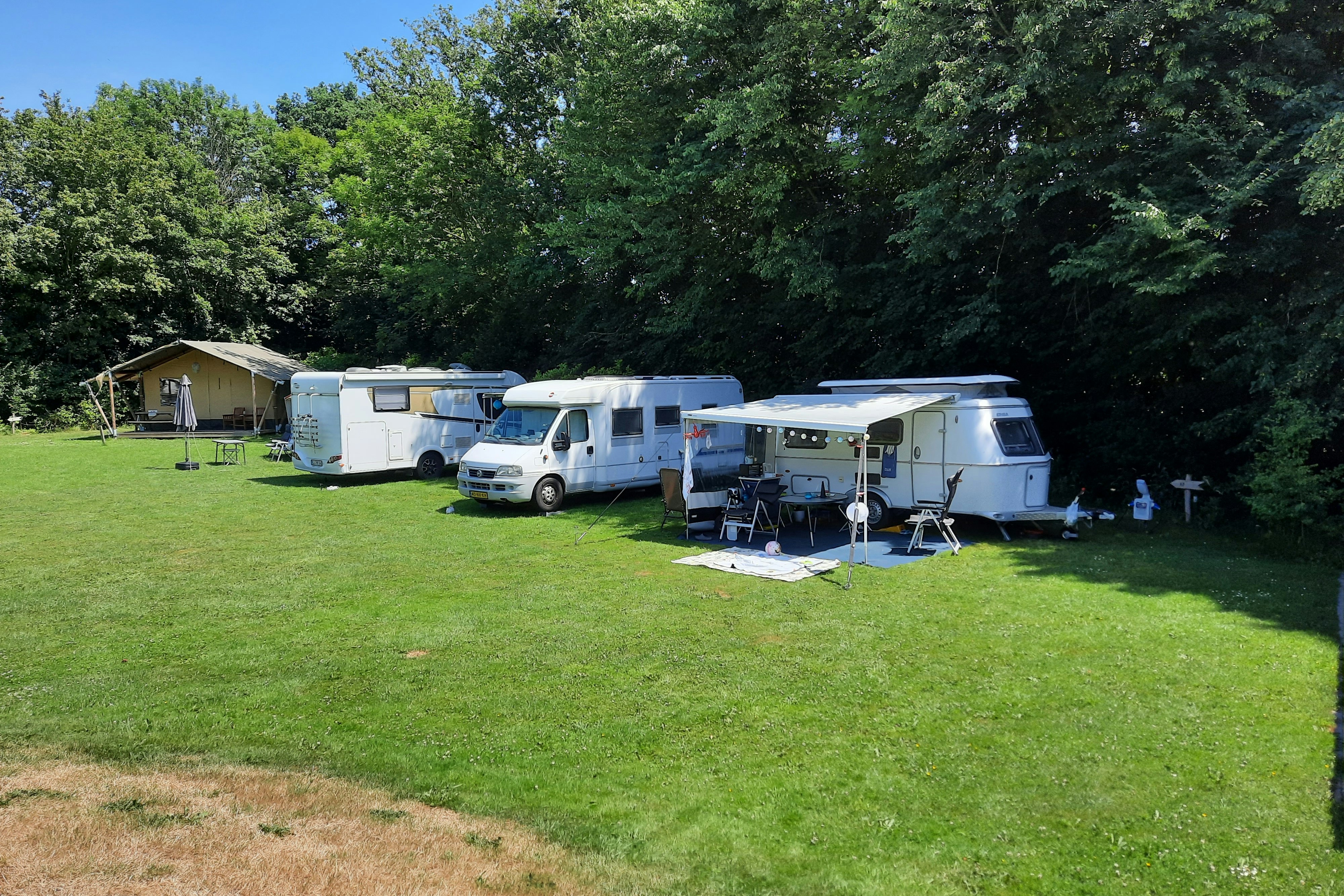 Minicamping De Loenense Brug - Stellplätze auf dem Campingplatz