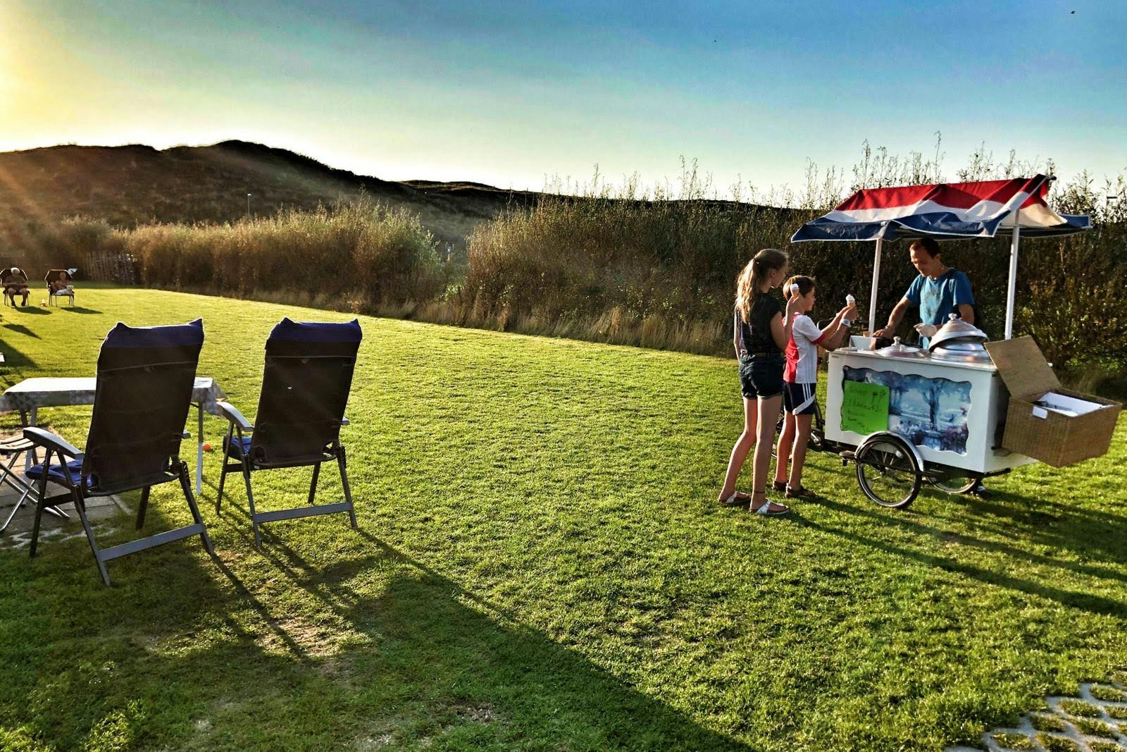 Minicamping Hoeve Ons Lust - Eisverkauf auf dem Campingplatz