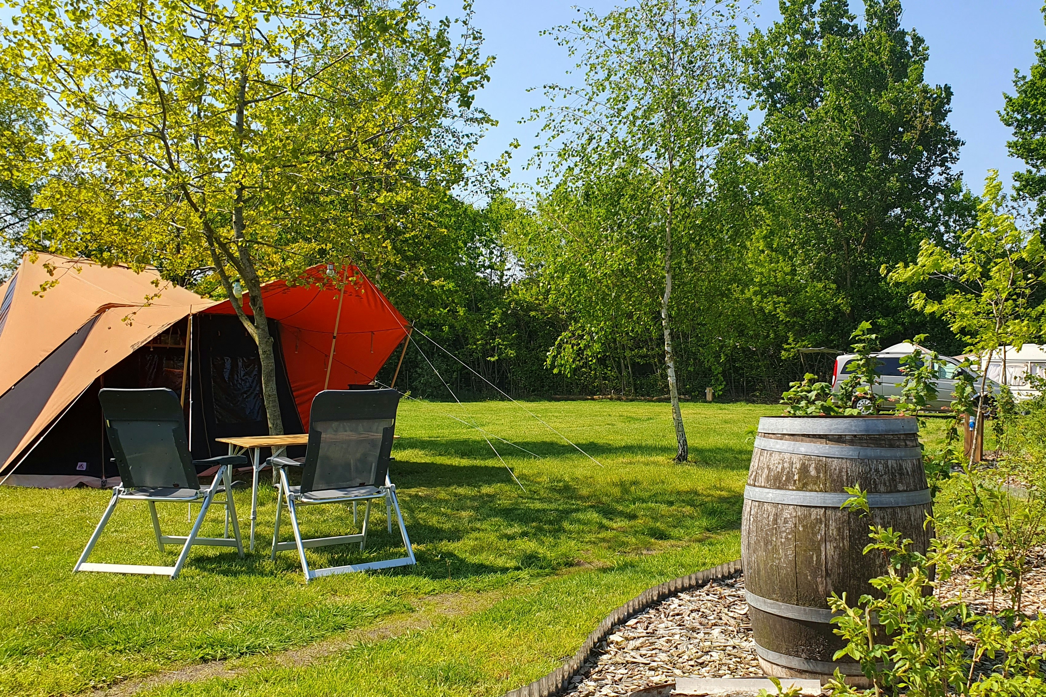 Minicamping Mortels Buiten - Standplätze auf dem Campingplatz