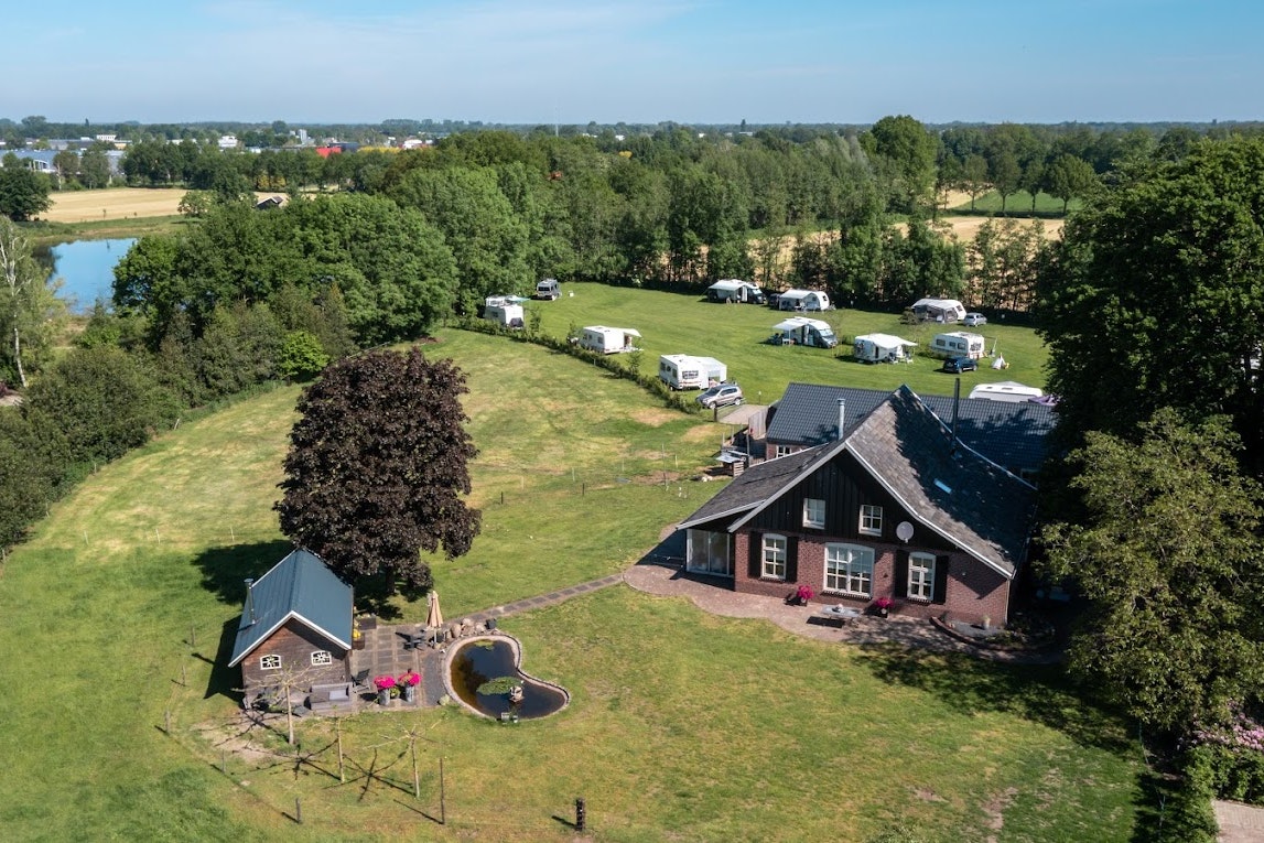 Minicamping 't Zotte Schaap  - Luftaufnahme des Campingplatzes