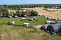 Minicamping 't Zotte Schaap  - Luftaufnahme des Campingplatzes