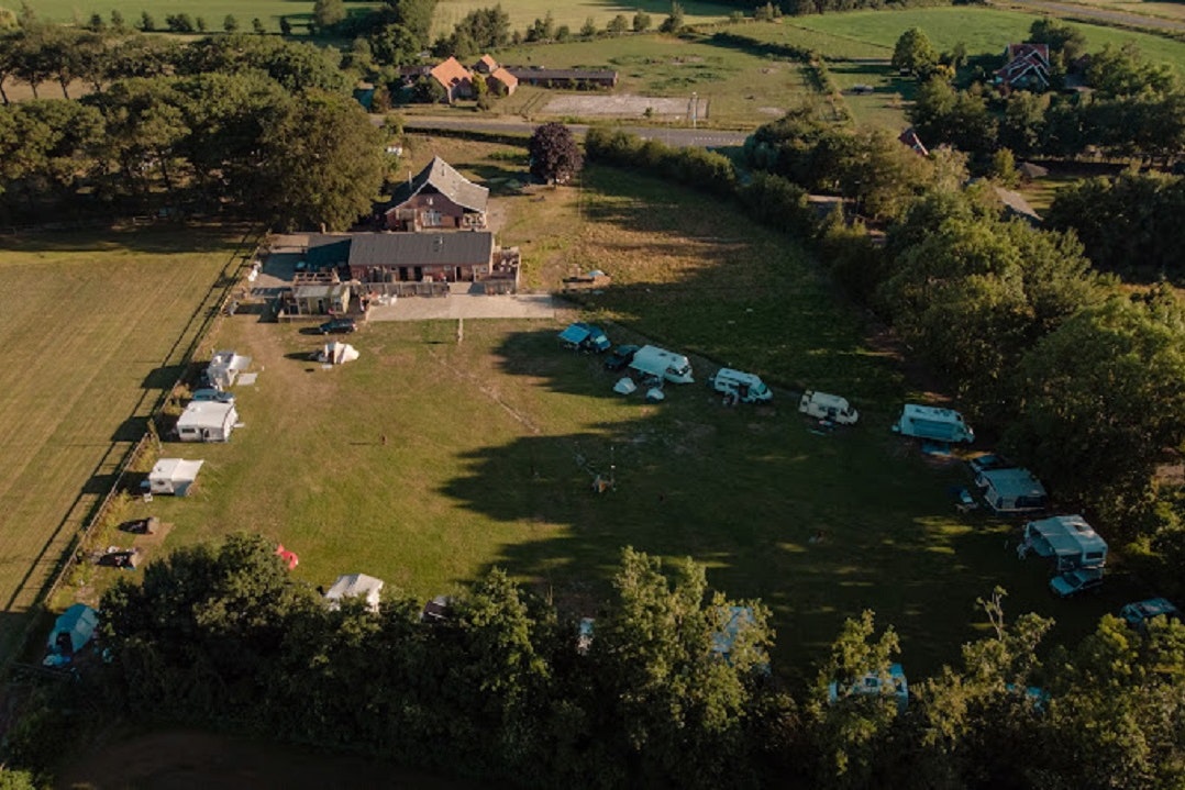 Minicamping 't Zotte Schaap  - Luftaufnahme des Campingplatzes